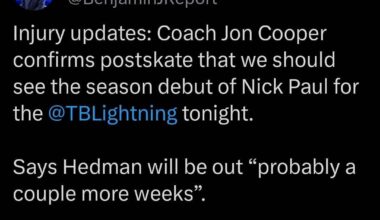 Nick Paul is good to go!