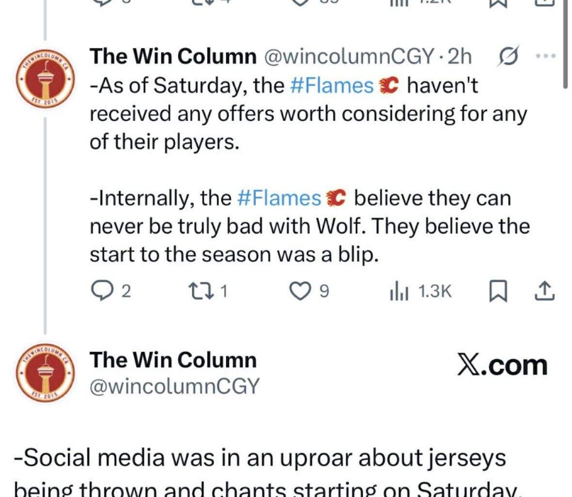 32 thoughts: Ownership thinks we don’t want a rebuild cause there wasn’t a jersey on the ice Saturday 🥲