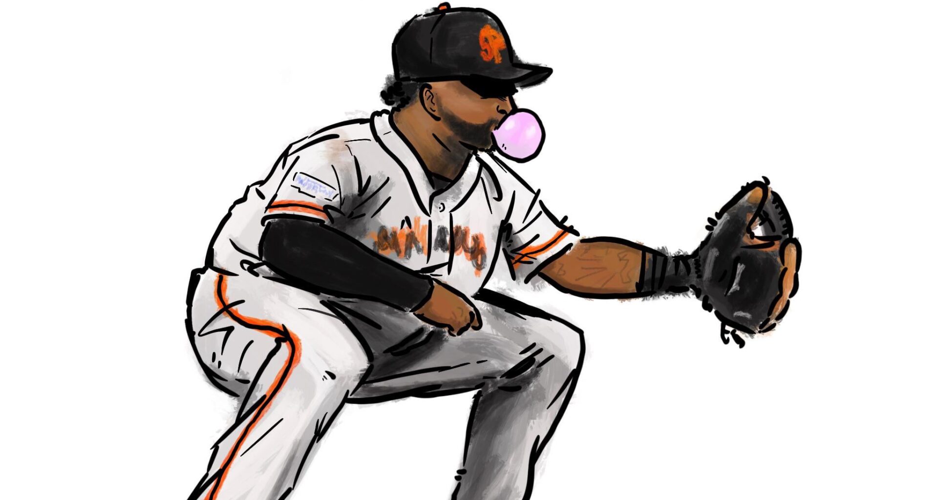 [fan art] Drawing of Pablo Sandoval (2014)
