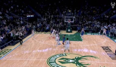 [Highlight] Milwaukee Bucks with a tribute video for Damian Lillard, shown during the first timeout of the game. "Thank you Damian Lillard"