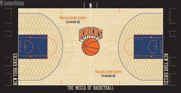 Knicks 2025-26 City Edition Court