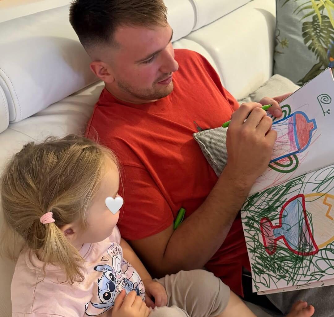 Luka Instagram post wishing his daughter Gabriela a Happy Birthday ❤️🎂