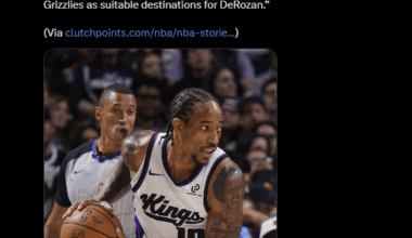 The Bucks, Clippers, Heat, Blazers, and Grizzlies are teams to watch for DeMar DeRozan, per 
@BrettSiegelNBA