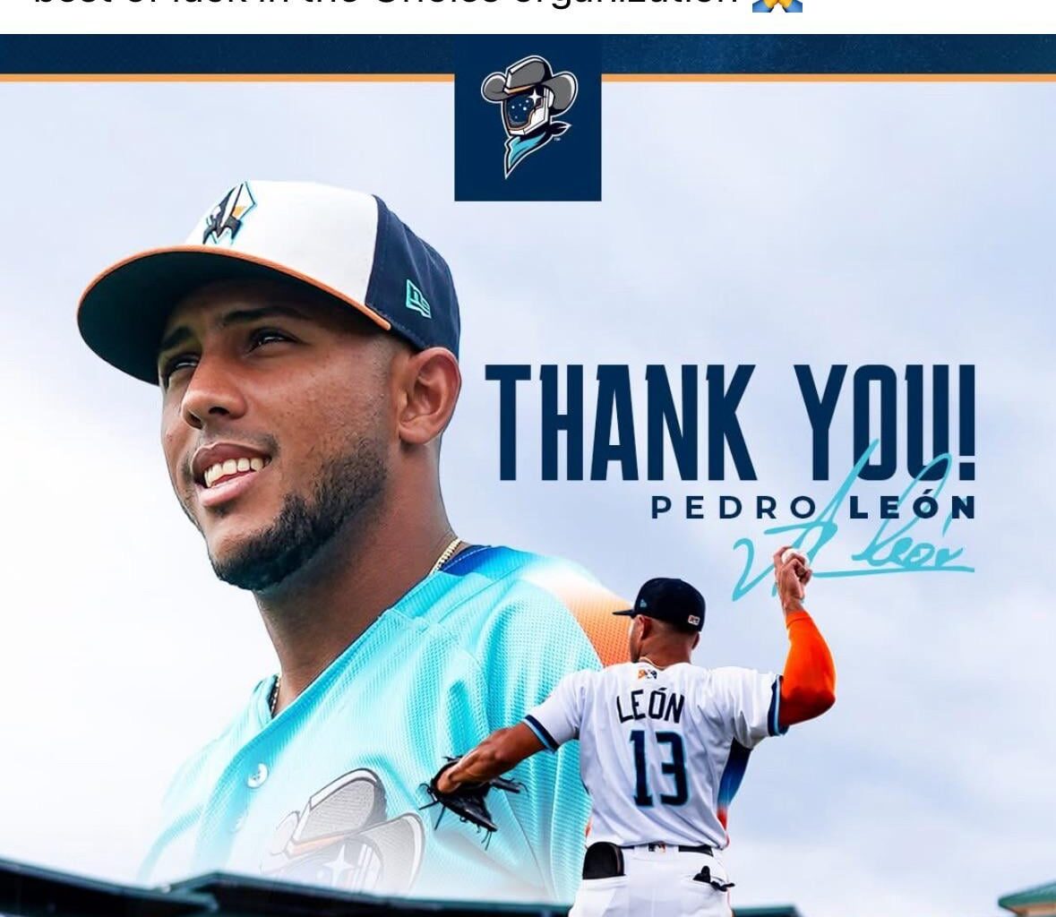 Space Cowboys tribute post to Pedro Leon