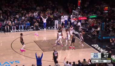 [Highlight] VJ Edgecombe caps off a personal 8-0 run for the Sixers with a massive dunk in the 2nd quarter!