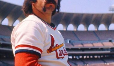 The Mad Hungarian', Al Hrabosky at Busch Stadium. His best season was in 1975 with the Cardinals, where he was named the National League "Fireman of the Year" after achieving a 13-3 record, 22 saves, and a 1.67 ERA.