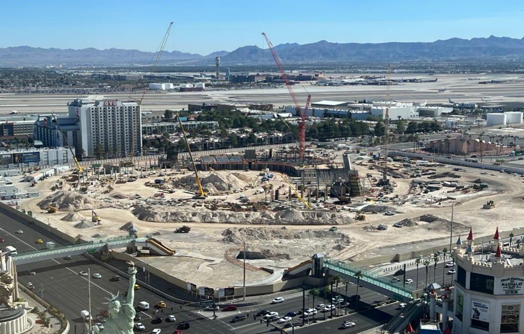 [Hayes] Some progress being made on the Las Vegas A’s stadium.