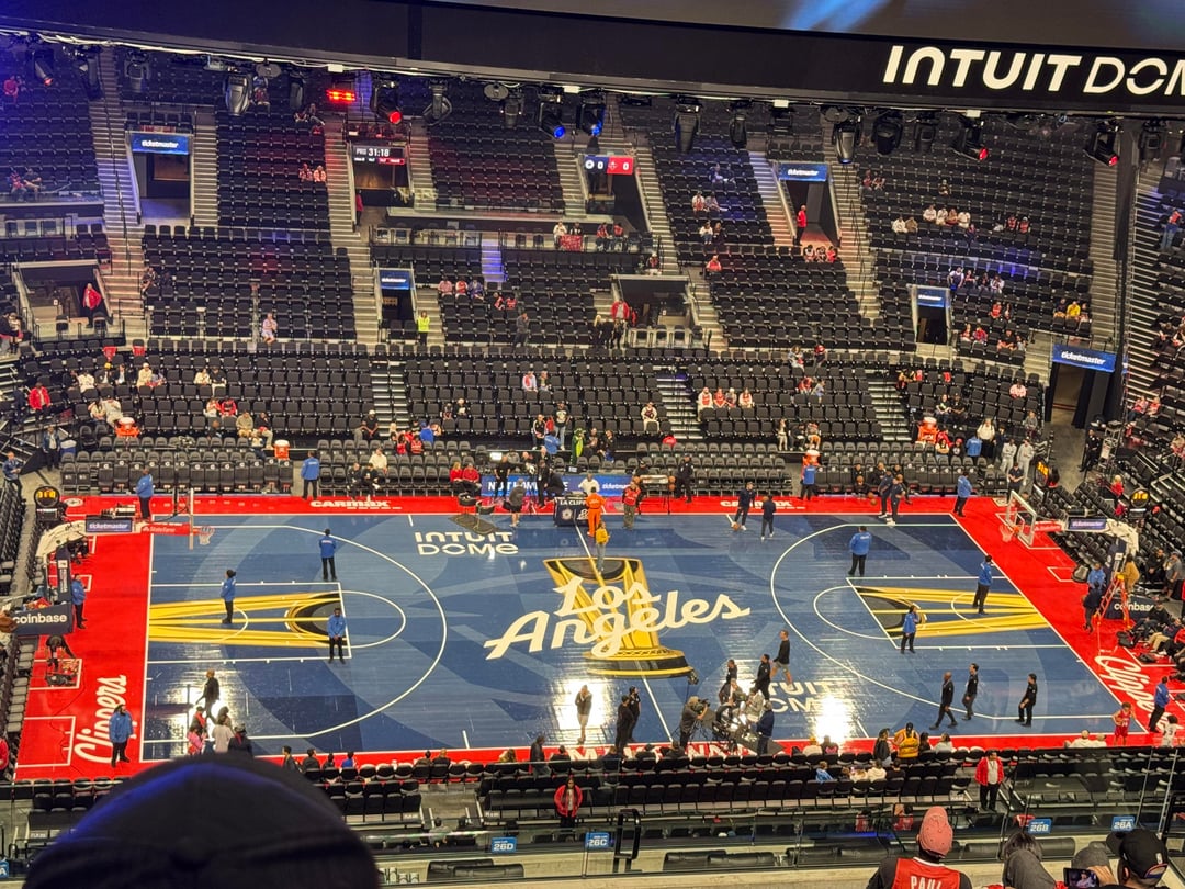 Took wife to her fist NBA game