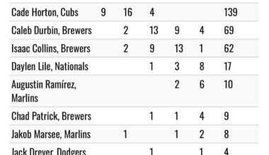 [BBWA] Cade Horton Finishes 2nd Place in 2025 NL Rookie of the Year Voting