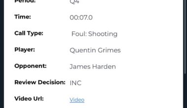 [Neubeck] L2M says Quentin Grimes got away with a foul on James Harden’s attempted game winner last night