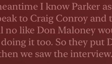 Craig Conroy was turned down for Interview