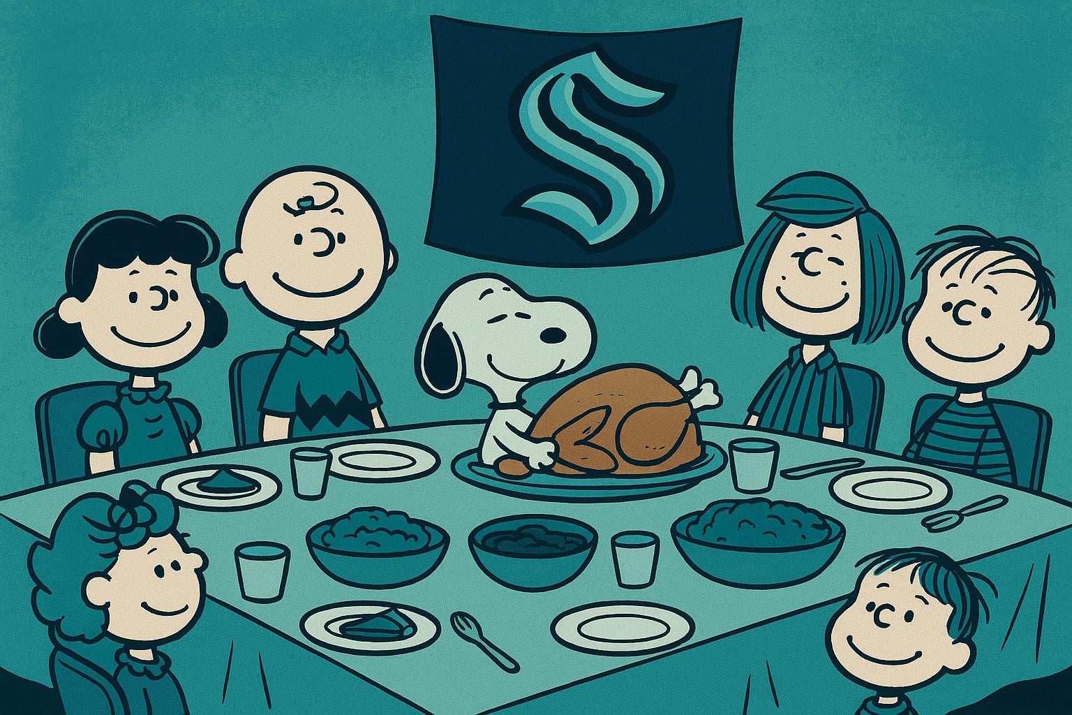 Thankful for our very own NHL Seattle Kraken today....