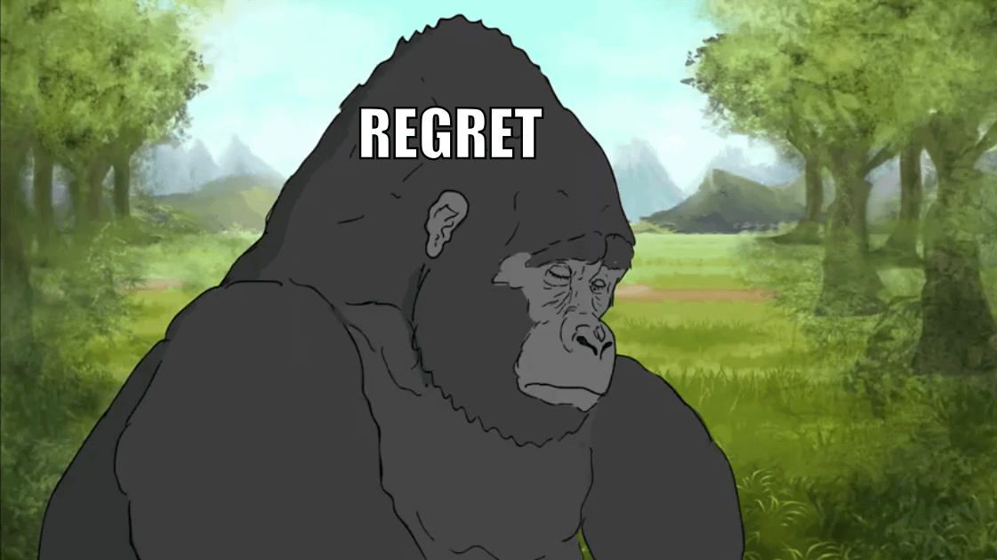 Waking up today, having stayed up to watch hot garbage.