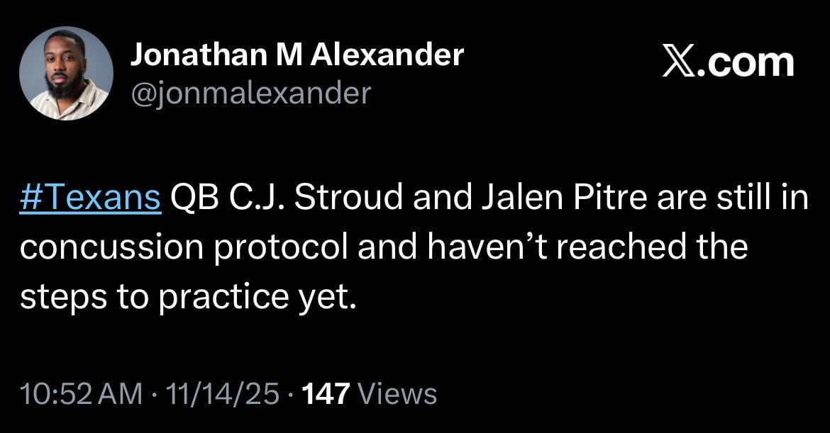 CJ and Pitre still in concussion protocol