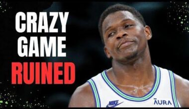 Anthony Edwards Just Ruined An Insane Performance...