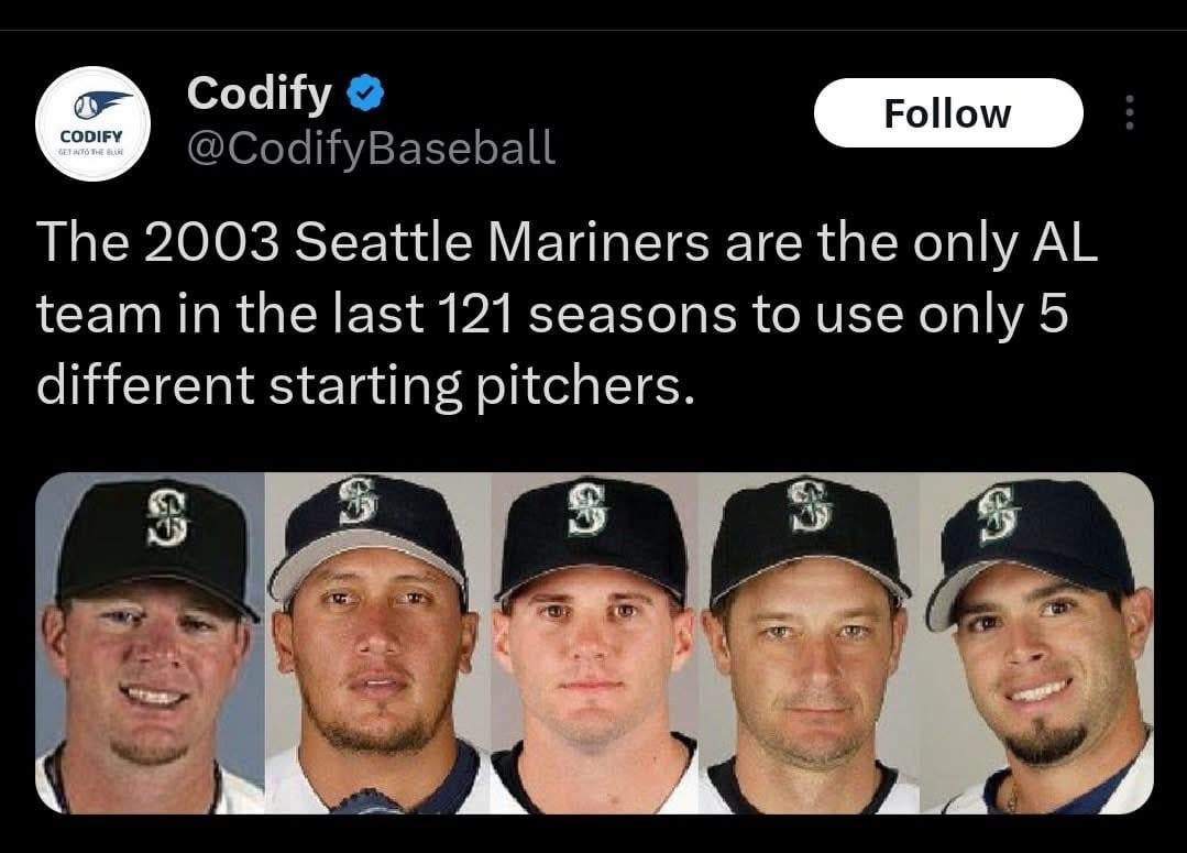 We will most likely never see this happen again. Too many injuries.