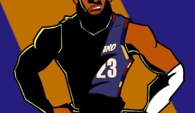 LeBron in a throwback jersey