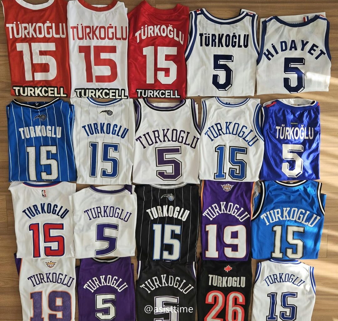Hedo Turkoglu Jersey Collection