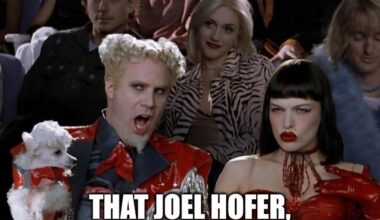 He had an amazing game, last game.