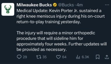 KPJ to miss more time.