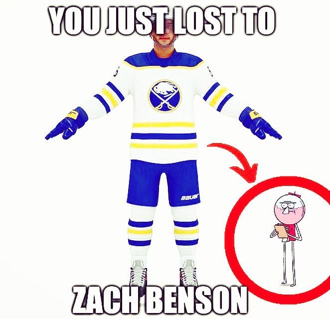 You just lost to ZACH BENSON