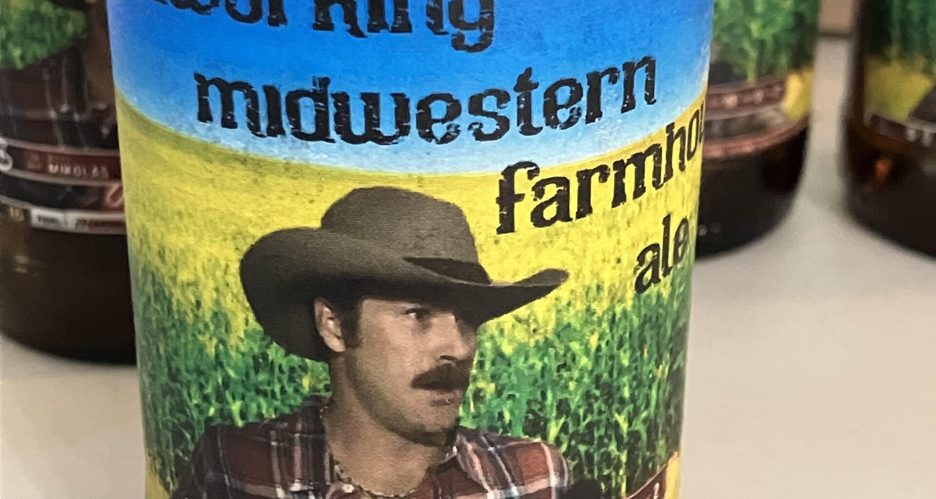 My first home brew - “Hardworking Midwestern Farmhouse Ale”