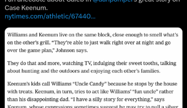 [jon greenberg] Fun anecdote about Caleb in @danpompei's great story on Case Keenum.