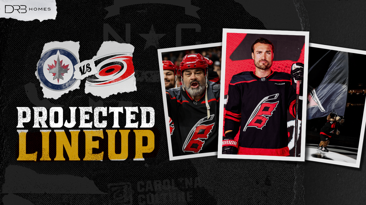 Projected Lineup: November 28 vs. Winnipeg | Carolina Hurricanes