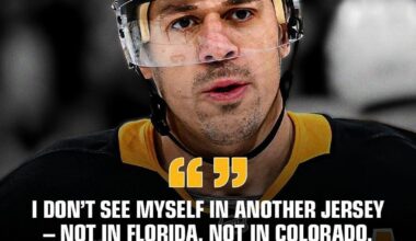 Evgeni Malkin is ONLY interested in playing hockey if it's with the Pittsburgh Penguins 🫣🔥