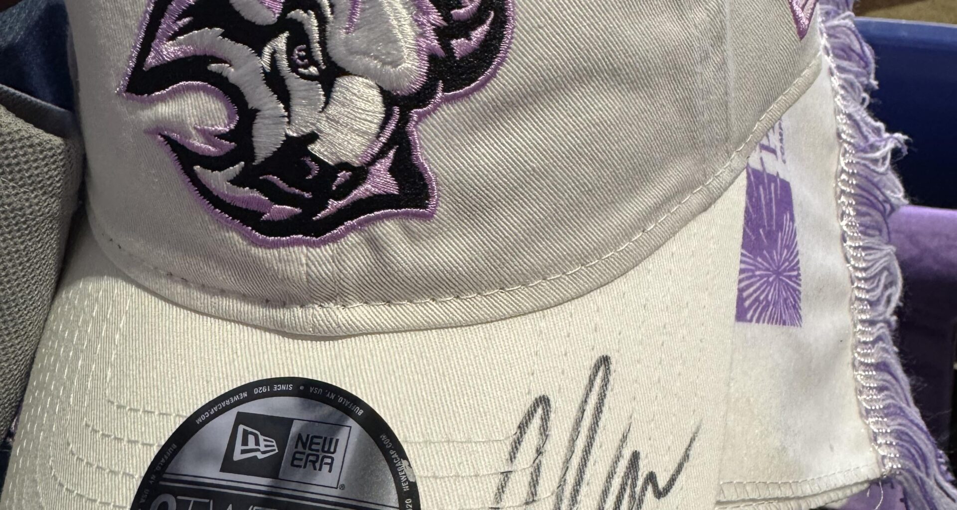 Donated $35 for a signed hat