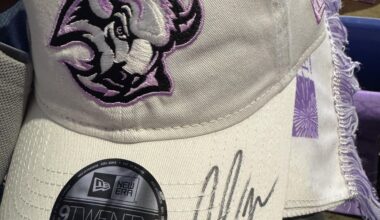 Donated $35 for a signed hat
