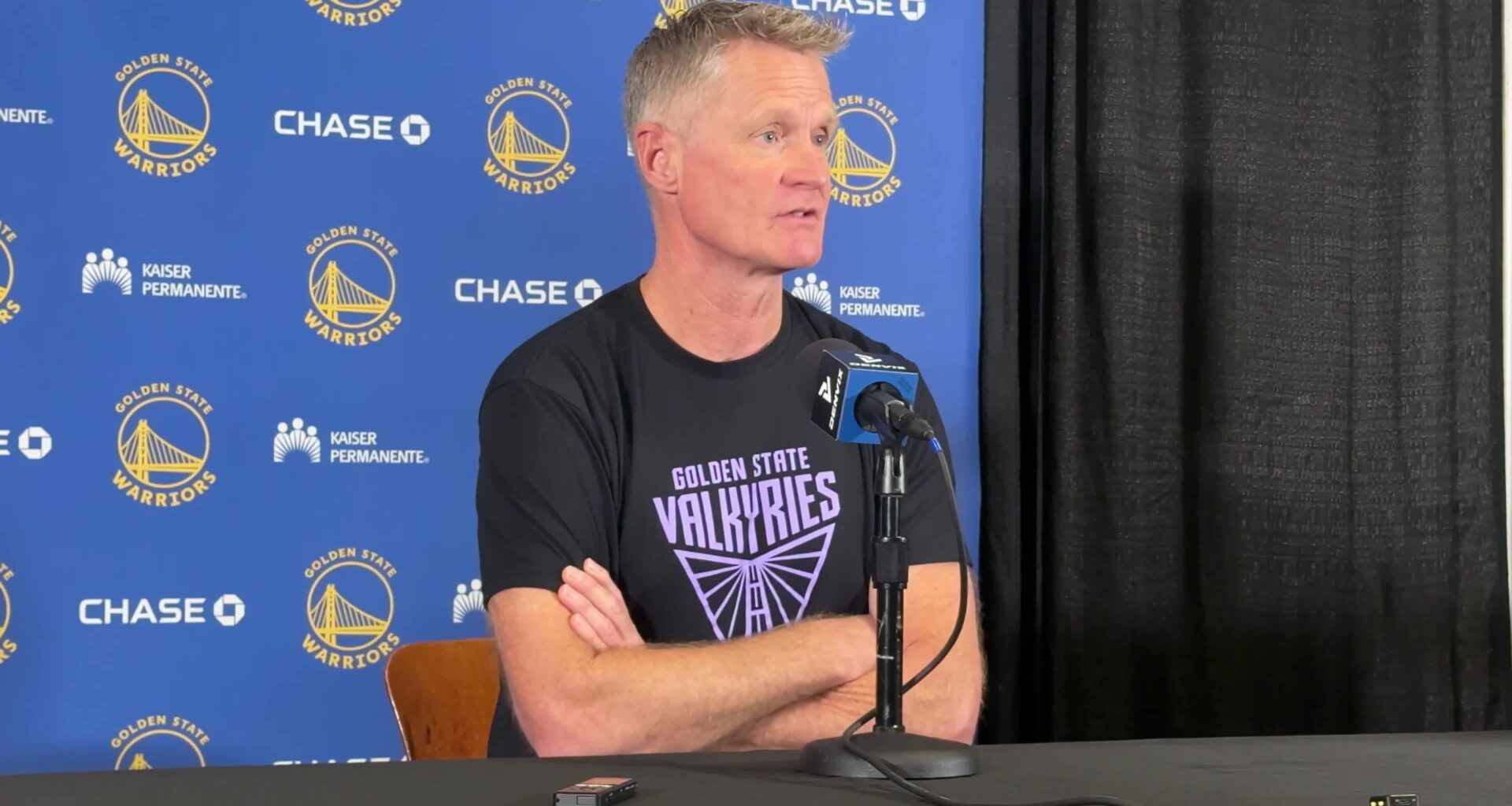 [Slater] Steve Kerr said he’s “concerned” about the increase in soft tissue injuries across the NBA. His medical staff believes the increased pace paired with the schedule has led to it. “They believe the wear and tear, the speed, the pace, the mileage is factoring into these injuries.”