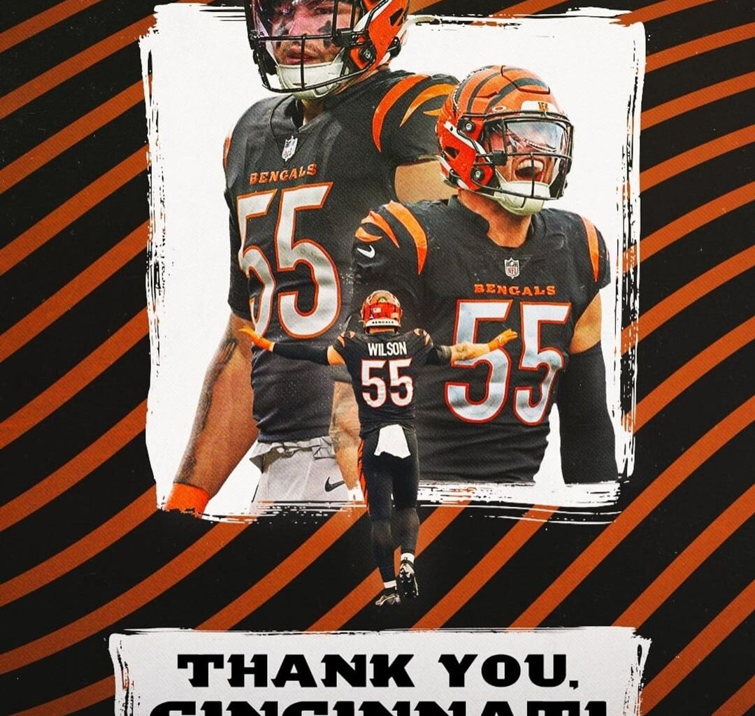 Logan Wilson on IG - "Love you Cincy❤️"