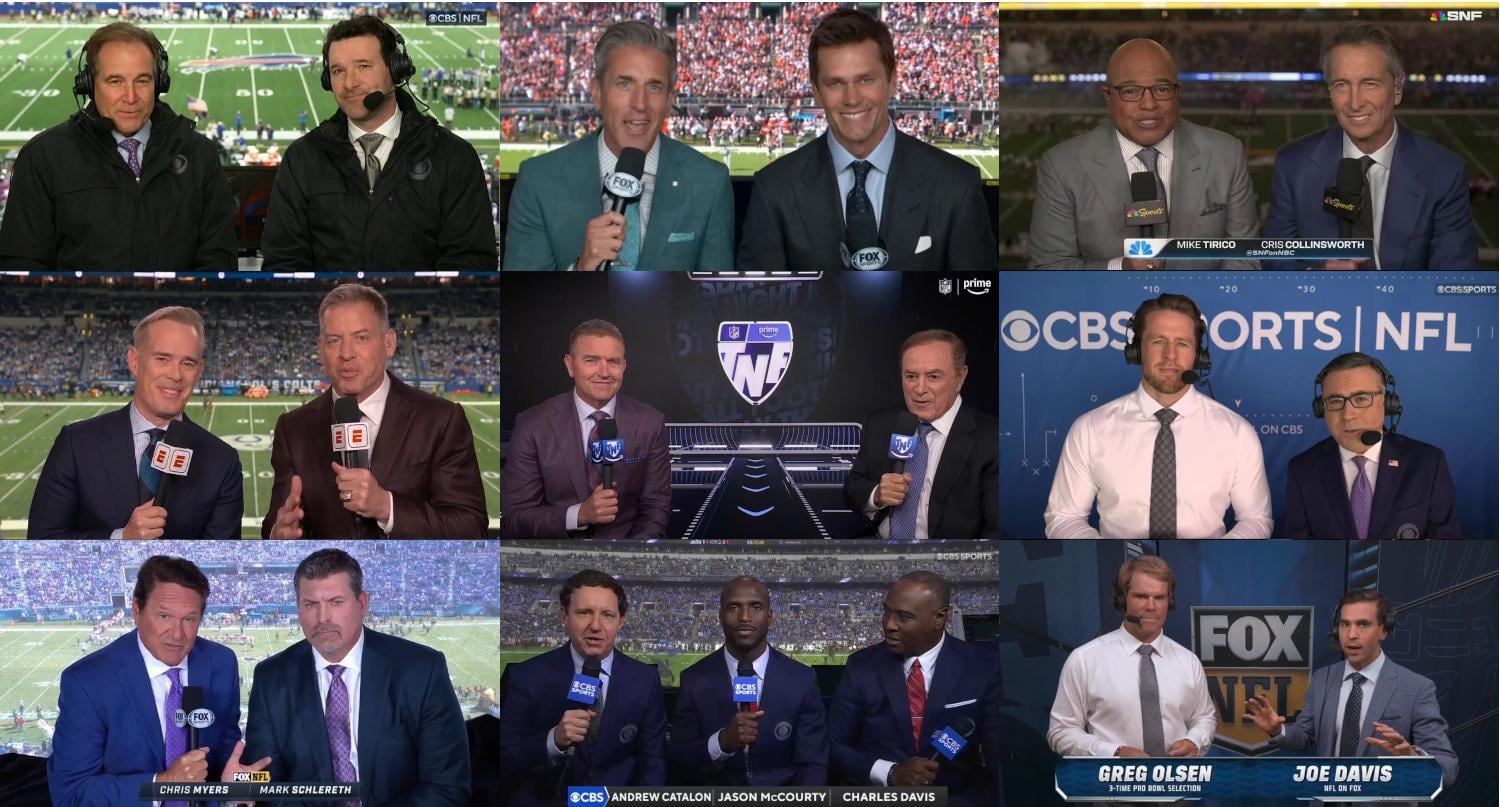 Awful Announcing Readers Rate the NFL Broadcasters