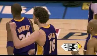 Pau Gasol game-winning tip-in to eliminate Thunder