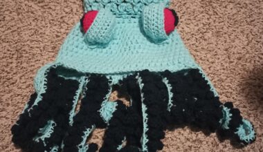 More Kraken fiber art