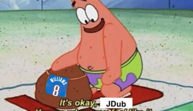 Me every time I see JDub on the injury report