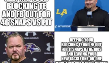 I get more confused the more I breakdown yesterday's offensive gameplan