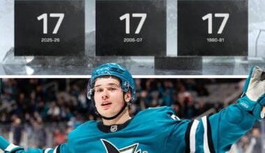 Macklin Celebrini is only 19 years old and has 26 points in 17 games during his second season in the NHL. That's tied for the fewest games to reach 26 points by a teenager in NHL history.