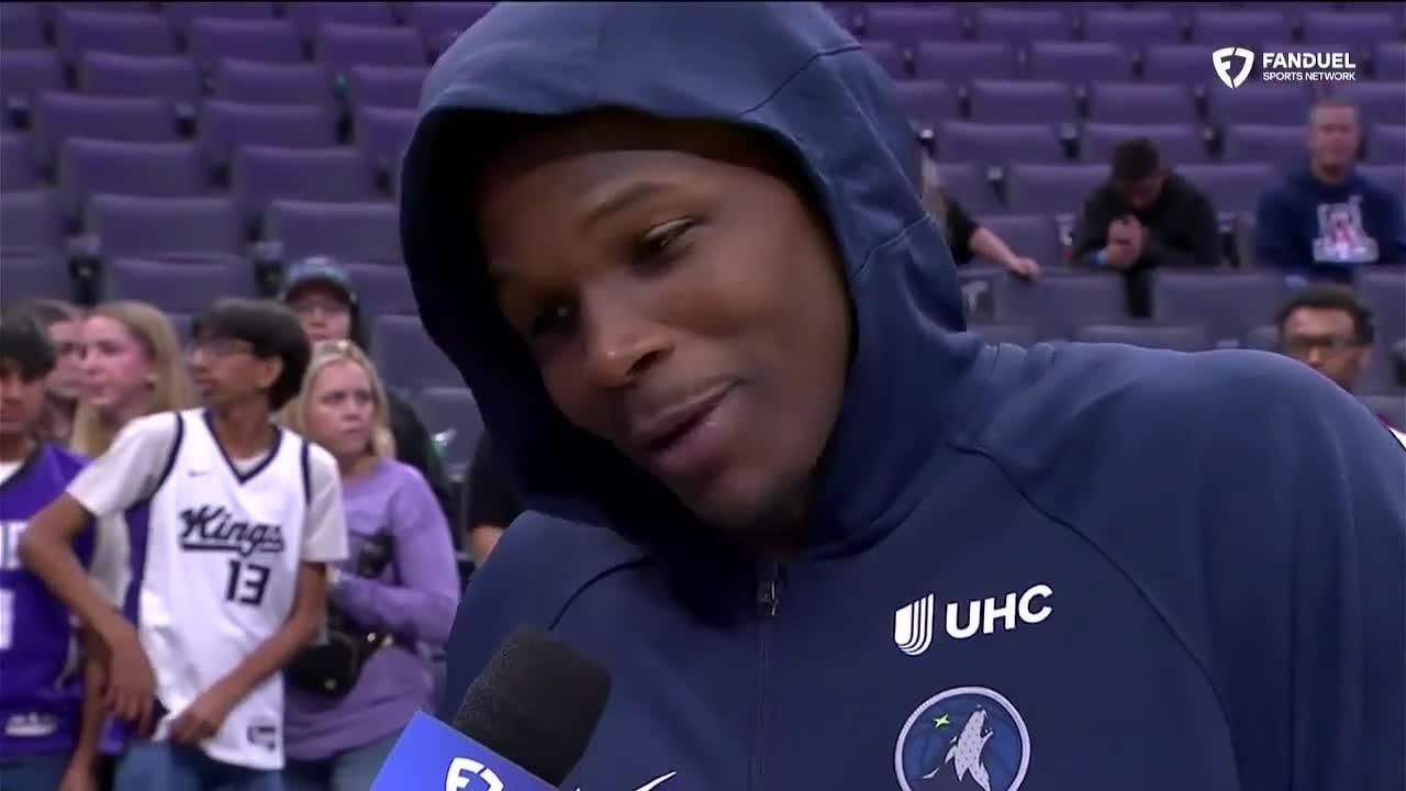 Ant on giving away his jersey to fans: "It means a lot because I used to be at the game when KD came to play Atlanta for OKC and I used to hope I could get a jersey but I was always in the nosebleeds…."