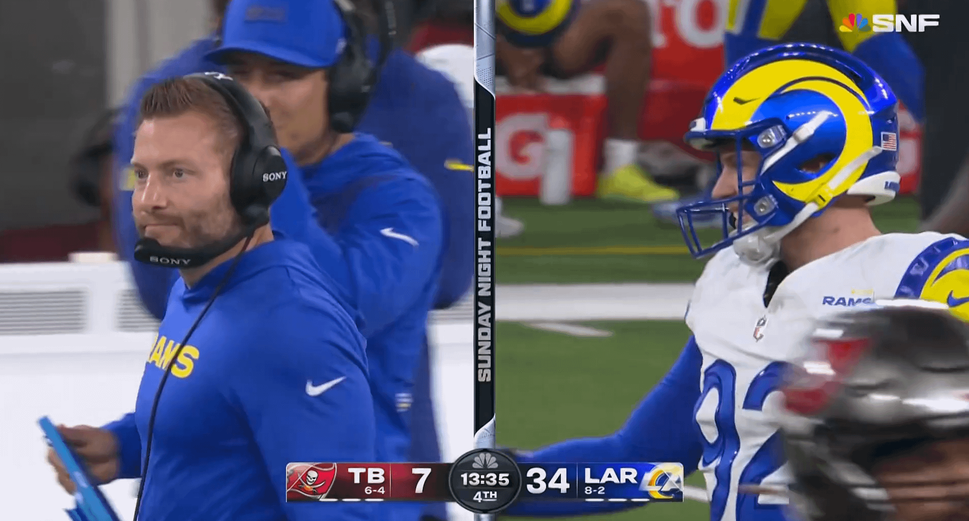 Sean feelin' good after Mevis' 52 yarder