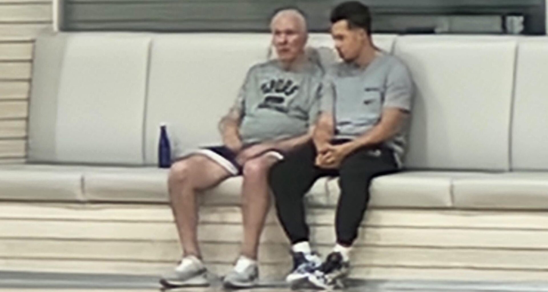 Pop spotting at today's shoot around