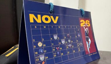 Made this Nuggets schedule calender