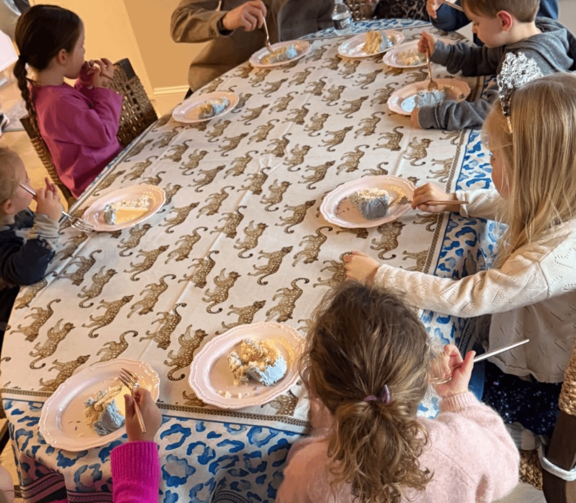 Sydney Martin posted Matthew Schaefer sitting at the kids table