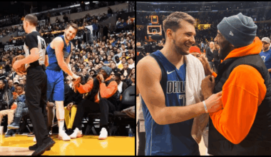 Klay Thompson: "The first thing I told Luka when we met, I was like 'I knew you were gonna be special.' Because he brought Kobe out of the house to go watch him play. That was a cool moment."