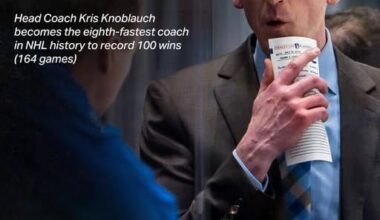 Congratulations to Kris Knoblauch, who reached his 100th win behind the bench.