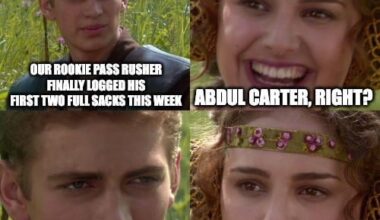 Props to Darius, he's starting to flash.