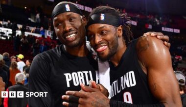 NBA: Last unbeaten record goes as Oklahoma City Thunder lose to Portland Trail Blazers