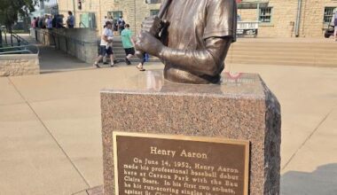 Hank Aaron - June 14,  1952. His Professional Debut in Eau Claire Wisconsin