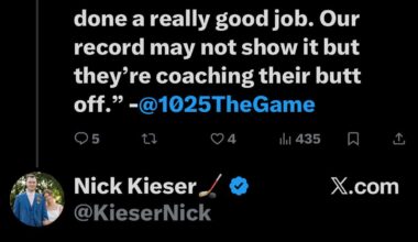 [Kieser] GM Barry Trotz on why he’s yet to make a coaching change. “I believe our coaches have done a really good job. Our record may not show it but they’re coaching their butt off.” Trotz adds that no one has wanted to waive their NMC to this point.
